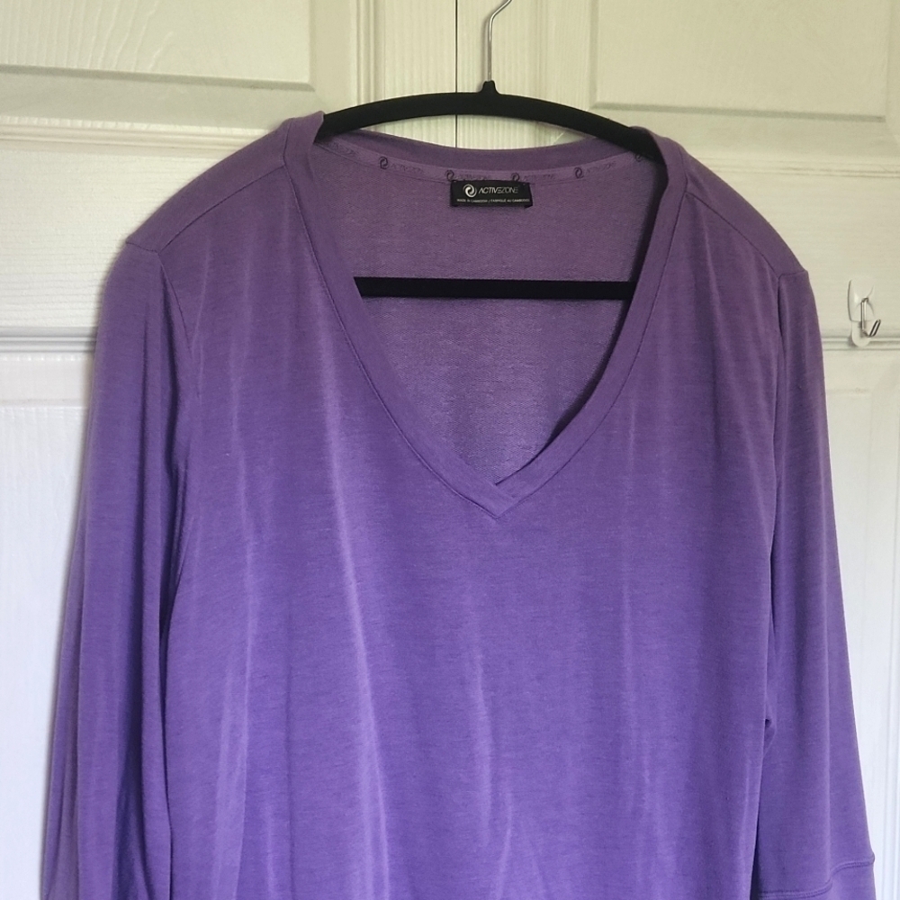 Pennington's Active Zone Plus Size 3/4 Sleeve Tshirt -  Size 2x - Picture 3 of 8